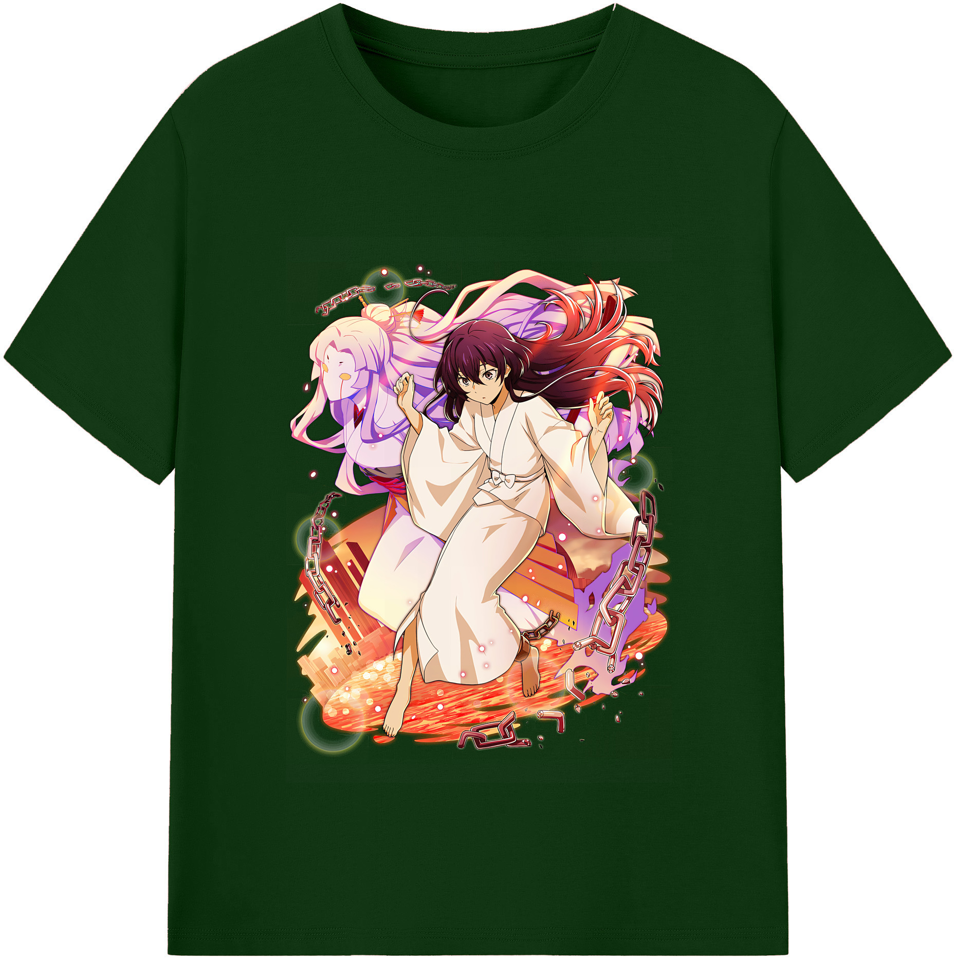 （画像用） 文豪ストレイドッグス Bungo Stray Dogs 綿100％半袖Tシャツ（フロントプリント）
